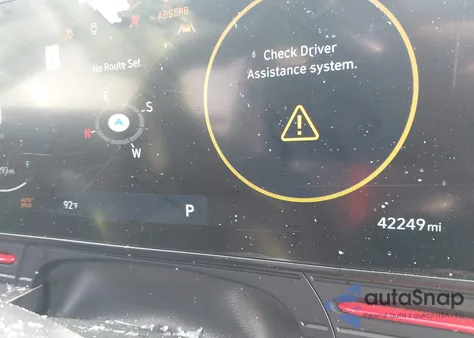 2024 Hyundai Kona N Line из США, поврежденный, VIN KM8HACA39RU054697